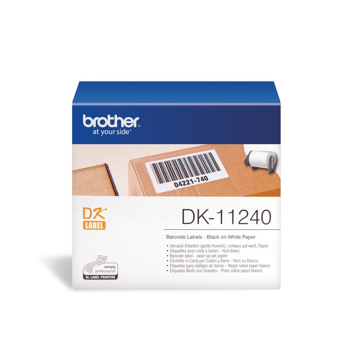 Brother DK-11240 P-Touch weiß