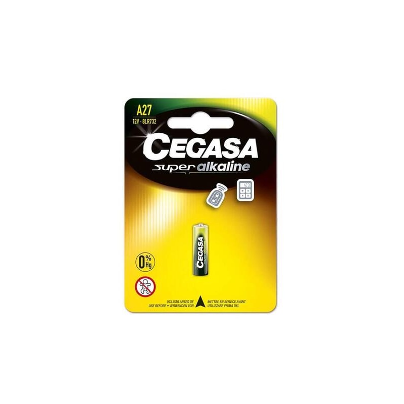 Cegasa Pila Alcalina A27 12V Bt Bl1