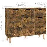 thumbnail of vidaXL Sideboard Räuchereiche 90x30x72 cm Holzwerkstoff
