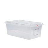 thumbnail of DENOX Contenedor profesional, polipropileno, Gastronox 1/1, 28 L, 530 x 325 x H200, con tapa y cierre de click
