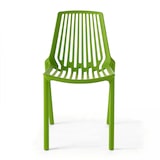 thumbnail of Chaise de jardin ajourée en plastique vert - Oviala