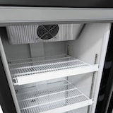 thumbnail of Romux® Glastürkühlschrank MC 450 Liter 1 Tür Belüftet Schwarz | Professioneller Getränkekühlschrank mit Glastür & LED