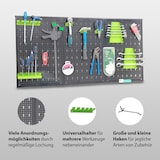 thumbnail of Wandregal Stapelboxen Werkzeughalter Hakenset 52 tlg