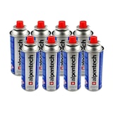 thumbnail of Pack de 8 cartouches gaz ALPENTECH 250g butane Bouteille de gaz UN2037 Bonbonne pour réchauds et désherbeurs thermiques