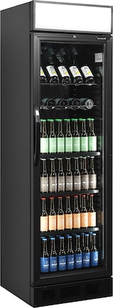 thumbnail of TEFCOLD Flaschenkühlschrank in Schwarz CEV425CP BLACK 358l Schwarz