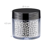 thumbnail of Relaxdays Reinigungsperlen, 1000 Stück, Edelstahl, Reinigung von Flaschen, Karaffen, Dekanter & Vasen, Putzperlen silber