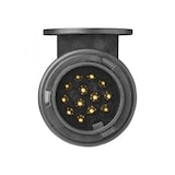 thumbnail of Stecker Anhänger 13 Polig PKW KFZ Kunststoff Auto Elektrik Kabel Anhängerstecker 12V PVC Wohnwagen Steckdose