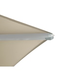 thumbnail of METRO PROFESSIONAL Ombrellone push-up quadrato, alluminio, 4 x 4 m, idrorepellente, humus/platino