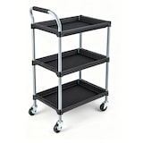 thumbnail of COSTWAY Carrinho de Oficina com 3 Níveis, Carrinho de Ferramentas Móvel com Alça Acolchoada e Rodas, Carrinho de Transporte para Garagem