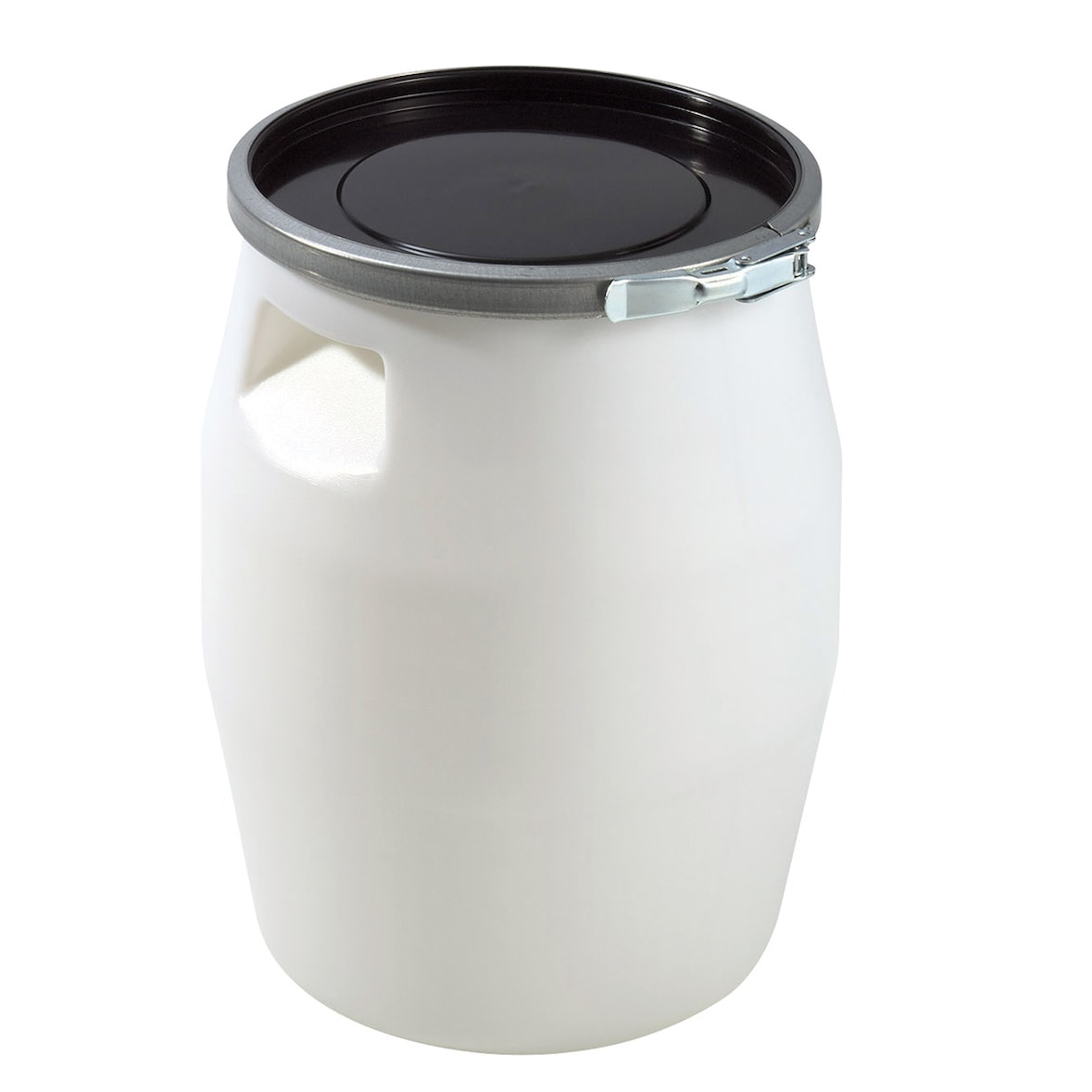 GILAC Fût + genouillère métal + couvercle - 30 L - Blanc G173421