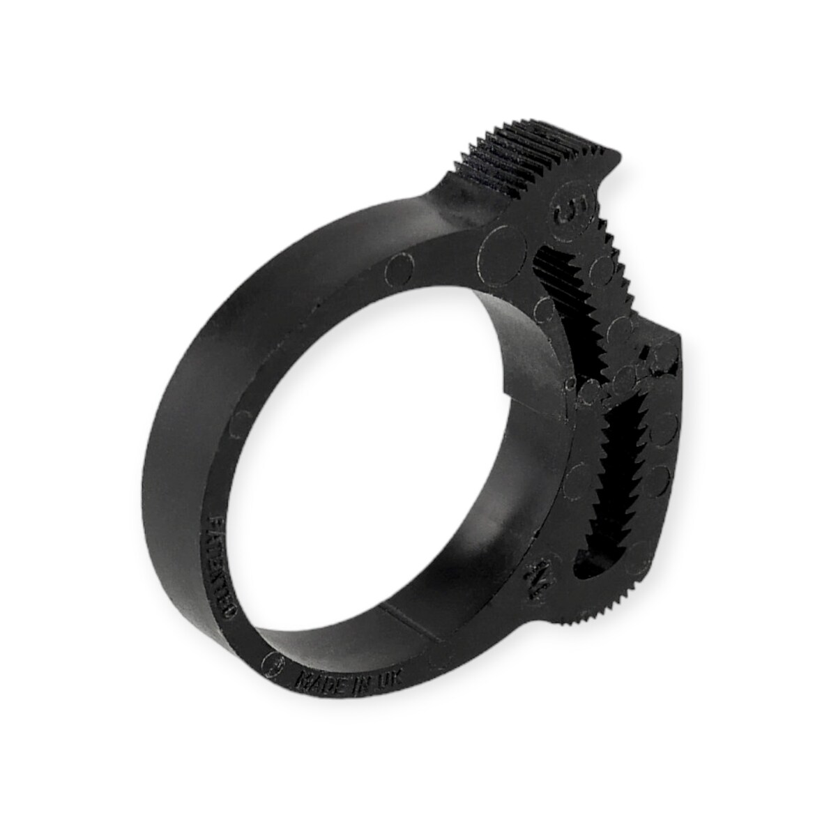 Schlauchschelle Kunststoff, Herbie Clip  Schnapp-Schlauchschelle, Nylon (schwarz)