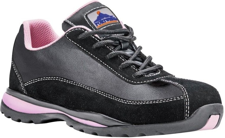 Chaussure De Sécurité Portwest Basket Trekking S1P Noir Taille 46 - Embout Acier Et Semelle Antidérapante