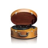 thumbnail of LENCO TT-34 Koffer-Plattenspieler im Holzgehäuse mit USB.
