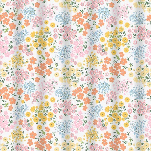 Cortina de Banho COLORFUL FLORAL 180x200cm