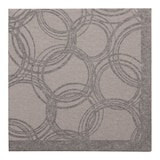 thumbnail of PAPSTAR, Servetten "ROYAL Collection" 1/4 vouw 40 cm x 40 cm grijs "Bubbles"