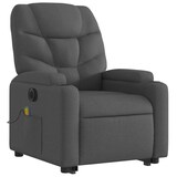 thumbnail of vidaXL Elektrischer Massagesessel mit Aufstehhilfe Dunkelgrau Stoff