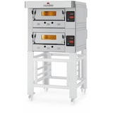 thumbnail of KBS gaspizzaoven voor 6 pizza's ø30cm 16,30 kW 960 x 1350 x 520 mm vuurvaste steen