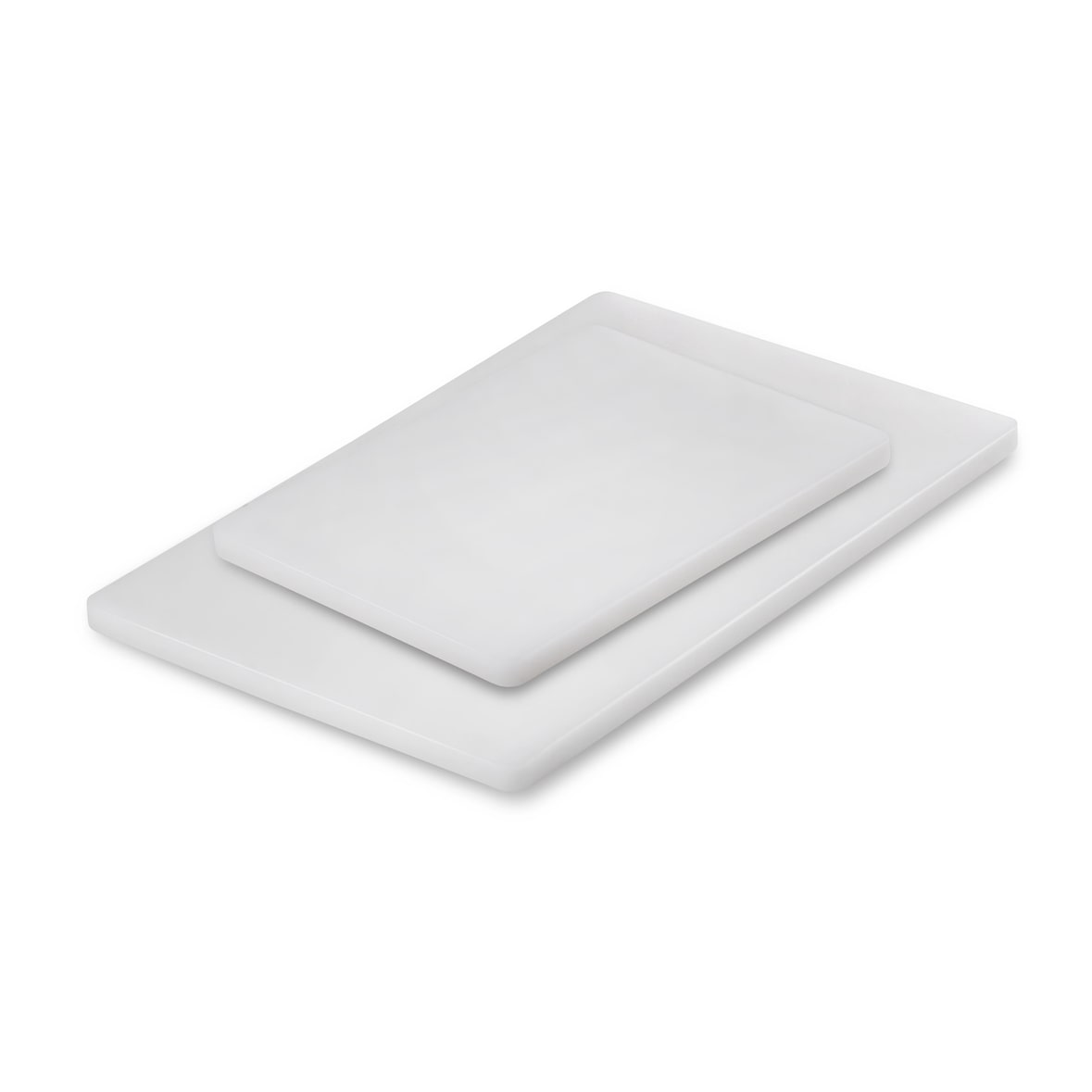 METRO PROFESSIONAL Set di 2 taglieri, polietilene, 40 x 30 cm + 60 x 40 cm, bianco