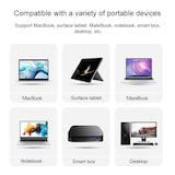 thumbnail of Adaptateur Ethernet Rj45 USB Smartphone Tablette Tactile Android Tv Blanc YONIS