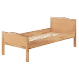 thumbnail of Seniorenbett extra hoch Buchebett natur massiv 90x200 Einzelbett Futonbett Rollrost 60.70-09FL
