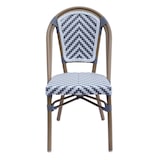 thumbnail of Chaise de jardin en aluminium et rotin synthétique