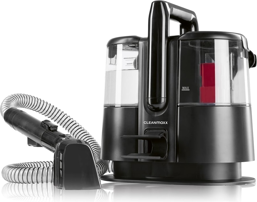 CLEANmaxx Polster- & Teppichreiniger Pro mit 2 Düsen - sprühen, bürsten, saugen