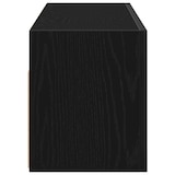 thumbnail of vidaXL Bad-Wandschrank Schwarz 80x25x30 cm Holzwerkstoff