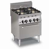thumbnail of Gas-Herd mit 4 Brennern und Gasbackofen