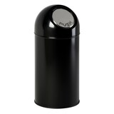 thumbnail of V-part Afvalbak met pushdeksel 40 ltr - zwart