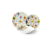 thumbnail of Excelsa servizio piatti 18 pezzi Calavera porcellana multicolor