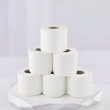 thumbnail of Toilettenpapier Huchtemeier hochweiß, 100 % Zellstoff, 2-lagig, 250 Blatt, 8x8=64 Rollen im Folienbeutel #T2-250-Z-30VE