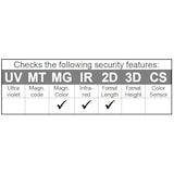 thumbnail of Contapezzi Olympia NC 520plus per il conteggio ordinato Controllo banconote per UV e MG