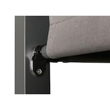 thumbnail of Aluminium Lounge-Gartenliege HWC-M63, Sonnenliege Bali-Liege Outdoor-Bett Daybed, 10cm-Polster 200cm ~ dunkelgrau