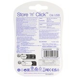 thumbnail of Verbatim USB 3.2 Stick 32GB, Store'n'Click, rot-blau Typ-A, (R) 80MB/s, (W) 25MB/s, Retail-Blister (3-Pack)