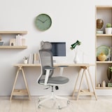 thumbnail of Bürostuhl / Drehstuhl MIKEO G Sitz Stoff / Rücken Netzstoff grau hjh OFFICE