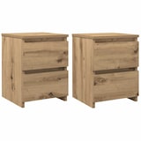 thumbnail of Tables de chevet 2 pcs chêne artisanal bois d'ingénierie – Modèle Gemme