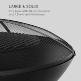thumbnail of Orbit 3-in-1 Stahl-Feuerschale Grill Gartentisch Ø 60 cm Schwarz