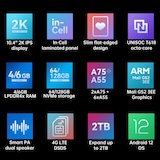 thumbnail of Tablette Tactile 10 Pouces 6GB RAM 128GB ROM 4G LTE Android 12 Octa Core 2.0GHz GPS Bluetooth WiFi Double SIM Gris YONIS