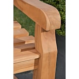 thumbnail of Gartenbank Teakbank HIBAS - Holz Teak 120x61x93 cm | Holzbank 120 Cm Gartenbank Sitzbank Mit Lehne Wetterfest Bank Garten Terrasse