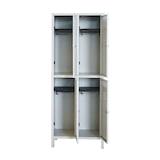 thumbnail of Armadio spogliatoio casellare lamiera verniciata con 4 posti – L680xP350xH1795 mm