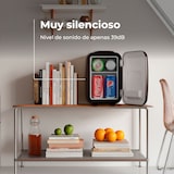 thumbnail of Nevera Mini EVVO F4BK Retro, 4 L, Negro, Refrigeración, Bajo consumo y mantenimiento de calor