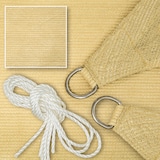 thumbnail of tectake vela ombreggiante quadrata in polietilene, beige - 540 x 540 cm - 402607