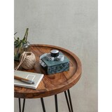 thumbnail of Couchtisch Sheesham Massivholz 45x40x45 cm Wohnzimmertisch Rund, Sofatisch mit Haarnadelbeine, Kaffeetisch aus Holz und