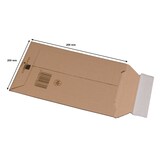thumbnail of 100 Versandtaschen aus Wellpappe, 200 x 288 x 52 mm, DIN A5 braun