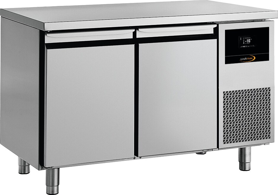 Cookmax Tiefkühltisch GN 1/1 mit
2 Türen, ohne Aufkantung