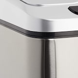 thumbnail of Helloshop26 - Lixeira de cozinha com tampa automática e recipiente de vedação prateado de 12 litros 13_0002336