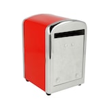 thumbnail of MONOUSO - Dispenser Tovaglioli Acciaio Inox Rosso Miniservis (1 Pezzo)