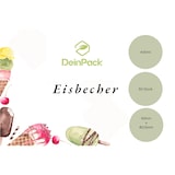 thumbnail of DeinPack Eisbecher 50 Stück Speisebecher weiß unbedruckt 400 ml runde