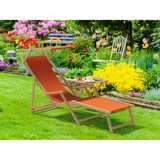 thumbnail of Liegestuhl terracotta Buche hell klappbar Sonnenliege Relaxliege Strandstuhl Klappstuhl 10-309 N