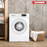 thumbnail of Telefunken Waschmaschine 7kg | Frontlader 1400 U/Min. | Inverter Motor | Schontrommel | 15 Programme | W714A1W weiß